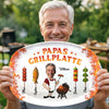 Personalisierte Grillplatte – Vatertagsgeschenk für Papa, Opa – König Des Grills