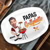 Personalisierte Grillplatte – Vatertagsgeschenk für Papa, Opa – Papas BBQ-Crew