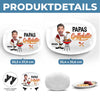 Personalisierte Grillplatte – Vatertagsgeschenk für Papa, Opa – Papas BBQ-Crew