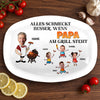 Personalisierte Grillplatte – Vatertagsgeschenk für Papa, Opa – BBQ braucht einen tollen Papa