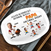 Personalisierte Grillplatte – Vatertagsgeschenk für Papa, Opa – BBQ braucht einen tollen Papa