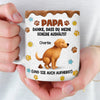 Personalisierte Tasse mit 3D-Effekt – Geschenke für Hundepapa & Katzenmama – Danke Für Deine Geduld Mit Uns