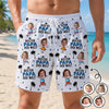 Personalisierte Herren-Badeshorts mit Foto – Geschenk für Papa, Opa – Bester Mann aller Zeiten