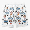Personalisierte Herren-Badeshorts mit Foto – Geschenk für Papa, Opa – Bester Mann aller Zeiten