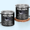 Personalisierter Foto-Thermosbecher mit Henkel – Geschenk für Einen Neuen Papa – Bald Darfst Du Mich Im Arm Tragen