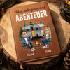 Personalisierte Notizbuch Aus Leder – Geschenk Für Camper & Campingpaare – Und So Beginnt Das Abenteuer