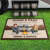 Personalisierte Fußmatte – Geschenk Für Camper & Campingpaare – Campingpartner fürs Leben