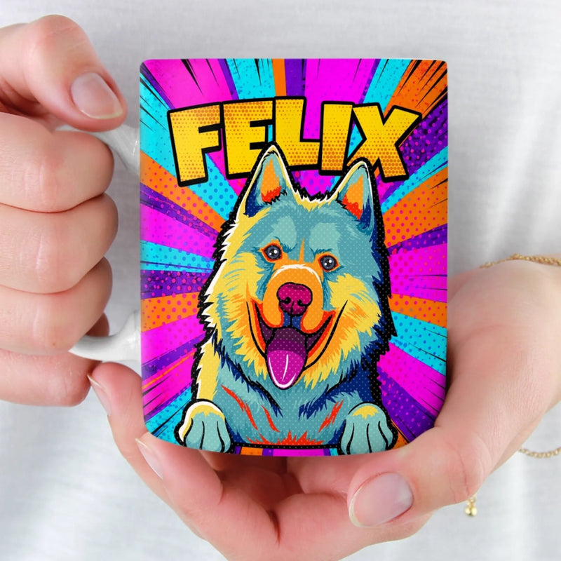 Personalisierte Tasse mit 3D-Effekt – Geschenk Für Hundeliebhaber – Mehr Fell, Mehr Liebe