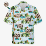 Personalisiertes Hawaiihemd mit Foto – Geschenk für Familie, Haustierbesitzer – Echter Urlaubsmodus
