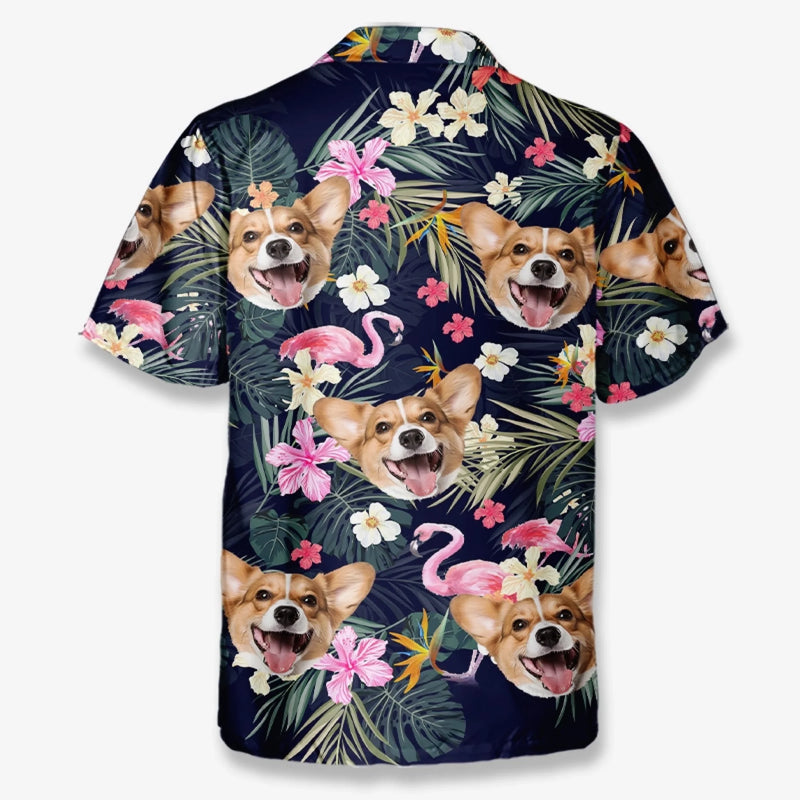 Personalisiertes Hawaiihemd mit Foto – Geschenk für Familie – Schöne Zeiten und Bräunungsstreifen