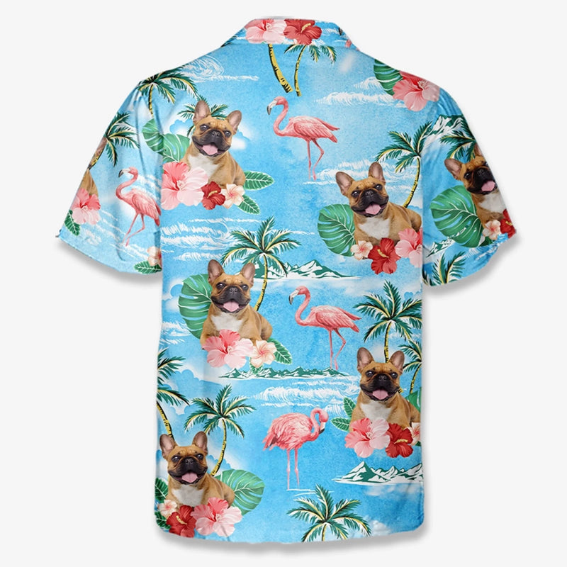 Personalisiertes Hawaiihemd mit Foto – Geschenk für Familie, Haustierbesitzer – Hawaiianische Familie