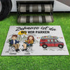 Personalisierte Fußmatte – Geschenk Für Camper & Campingpaare – Zuhause Ist Da, Wo Wir Parken