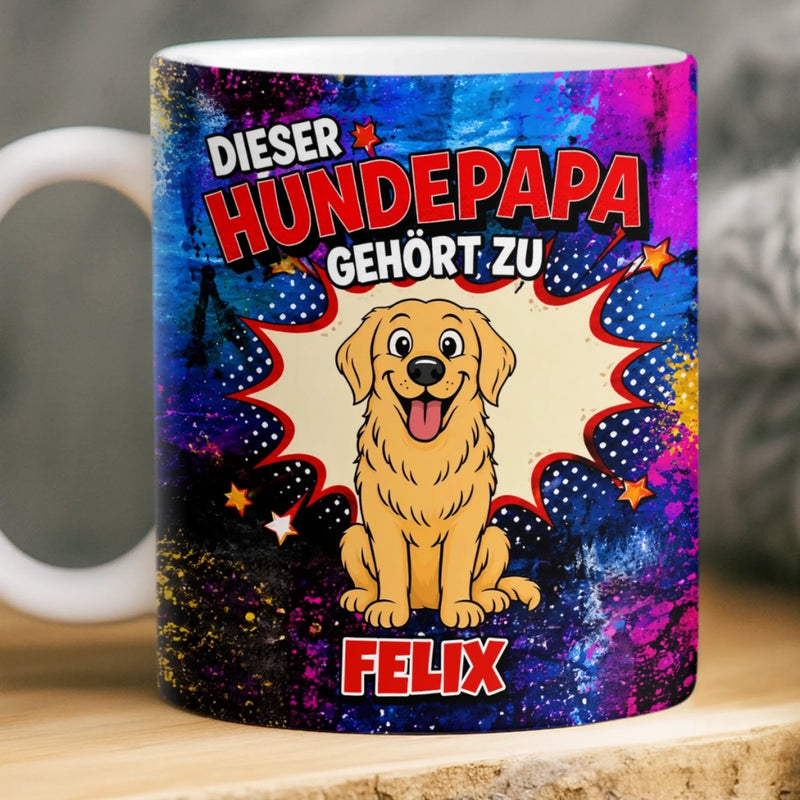 Personalisierte Tasse mit 3D-Effekt – Geschenk Für Hundeliebhaber – Felix Macht Alles Besser