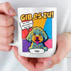 Personalisierte Tasse mit 3D-Effekt – Geschenk Für Hundeliebhaber – Zu Süß Zum Ignorieren