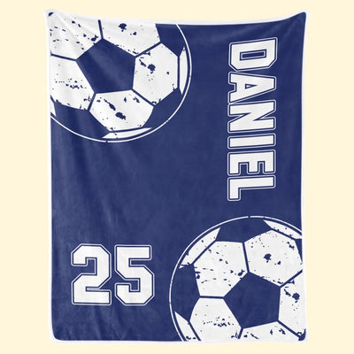 Personalisierte Decke - Geschenke für Sportbegeisterte – Spiel an, Sorgen aus