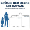 Personalisierte Affirmationsdecke, Hoodiedecke - Geschenk für Fußballfans, Sportfans – Kleiner Spieler, große Träume