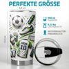 Personalisierter Becher mit 3D-Effekt – Geschenk für Fußballfans, Sportfans – Trainieren wie ein Champion