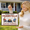 Personalisiertes Holzschild – Geschenk für Campingpaare – Lagerfeuer, Musik & gute Zeiten