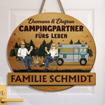 Personalisiertes Holzschild – Geschenk für Campingpaare – Zuhause Ist, Wo Wir Parken