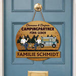 Personalisiertes Holzschild – Geschenk für Campingpaare – Zuhause Ist, Wo Wir Parken
