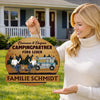 Personalisiertes Holzschild – Geschenk für Campingpaare – Zuhause Ist, Wo Wir Parken
