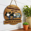 Personalisiertes Holzschild – Geschenk für Campingpaare – Zuhause Ist, Wo Wir Parken