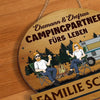 Personalisiertes Holzschild – Geschenk für Campingpaare – Zuhause Ist, Wo Wir Parken