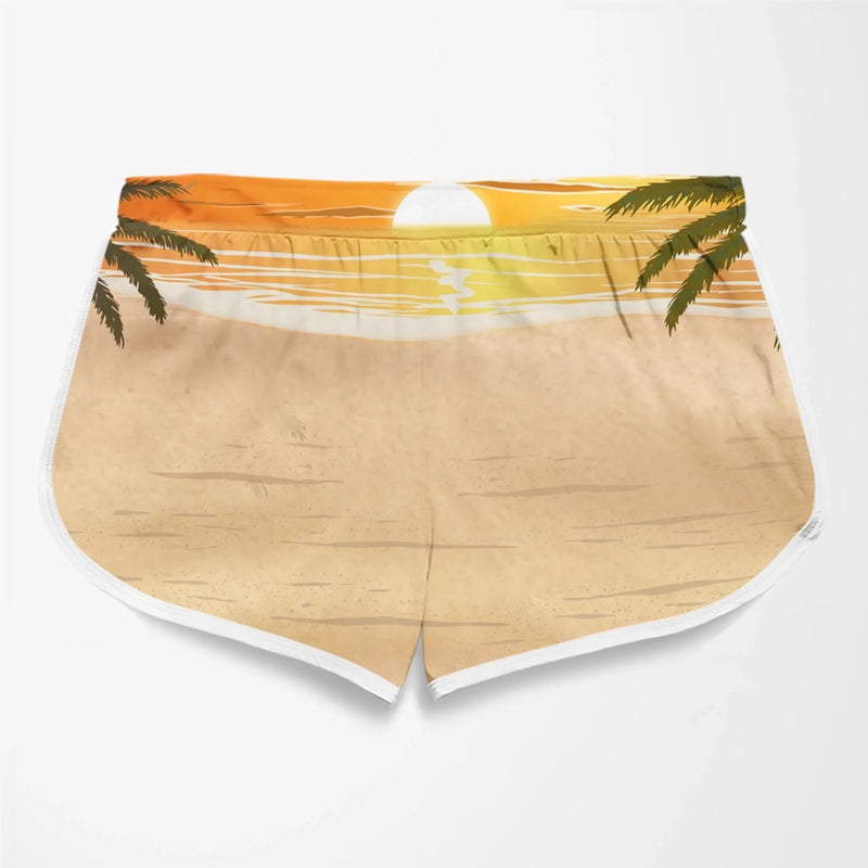 Personalisierte Partner-Badeshorts – Sommergeschenk für Paare - Babe wartet schon