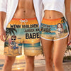 Personalisierte Partner-Badeshorts – Sommergeschenk für Paare - Wenn Verloren, Zurück an Babe