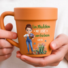 Personalisierte Blumentopf-Tasse – Geschenk für Gärtnerin & Pflanzenliebhaber – Gärtnern ist meine Therapie