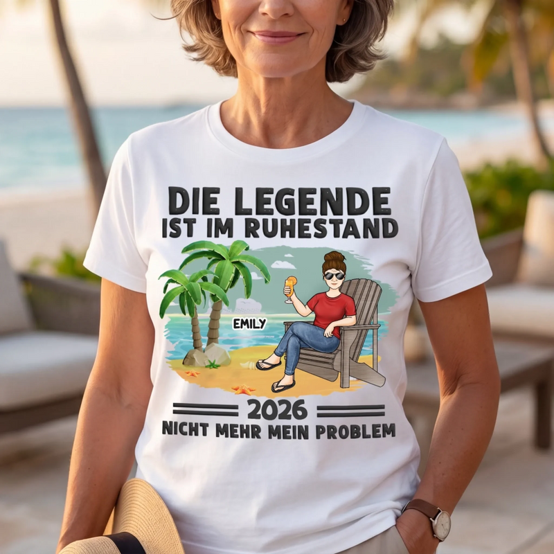Personalisiertes Unisex-T-Shirt – Geschenke für Rentner – Keine Meetings mehr