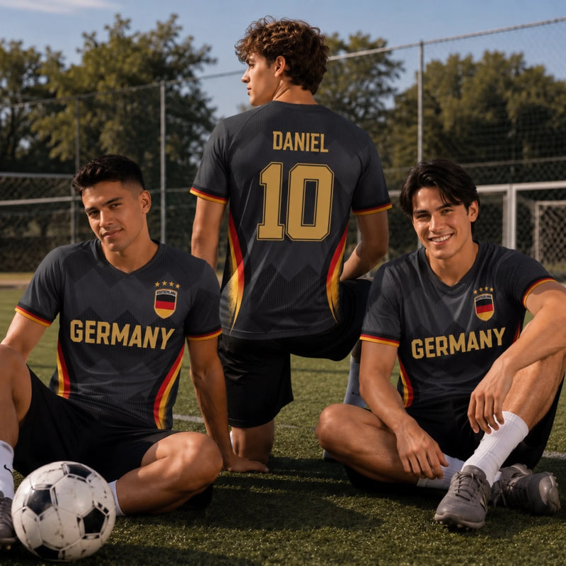 Personalisiertes Fußballtrikot – Geschenk für Fußballfans, Sportfans – Ich Schaue Fussball