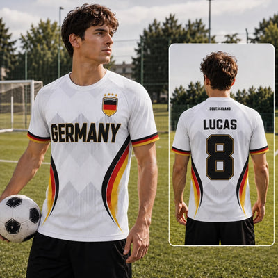 Personalisiertes Fußballtrikot – Geschenk für Fußballfans, Sportfans – Ich Schaue Fussball