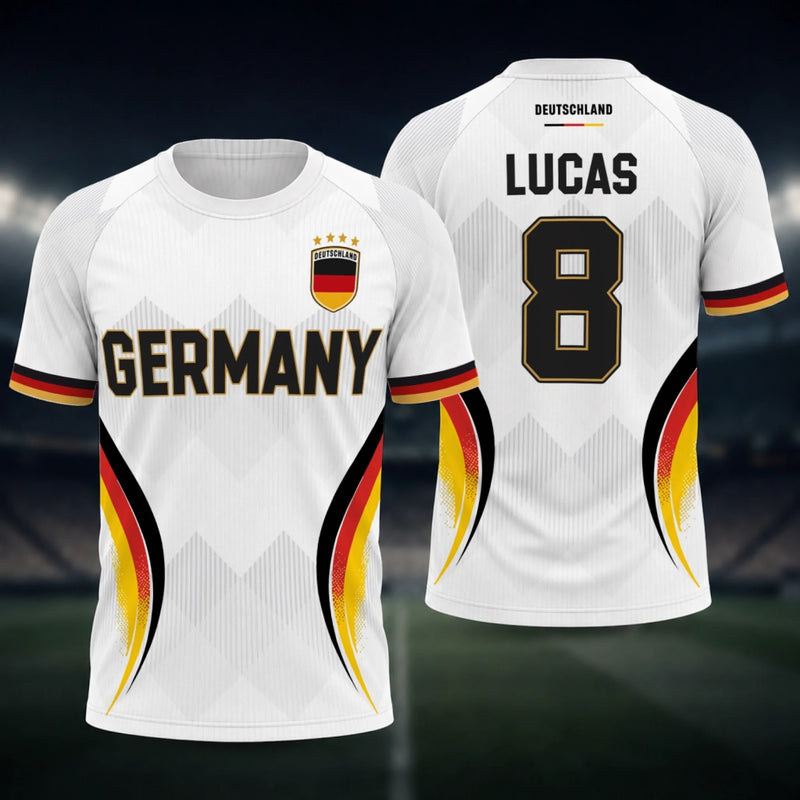 Personalisiertes Fußballtrikot – Geschenk für Fußballfans, Sportfans – Ich Schaue Fussball