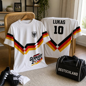 Personalisiertes Fußballtrikot – Geschenk für Fußballfans, Sportfans – Bereit Für Den Sieg