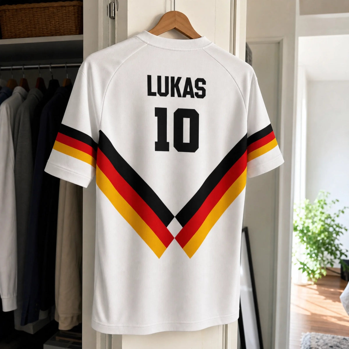 Personalisiertes Fußballtrikot – Geschenk für Fußballfans, Sportfans – Bereit Für Den Sieg