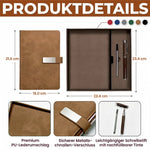 Personalisiertes Notizbuch aus PU-Leder – Geschenk Für Campingpaare, Katzenliebhaber – Erinnerungen sammeln auf jedem Campingpla