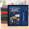 Personalisiertes Notizbuch aus PU-Leder – Geschenk Für Campingpaare – Campingpartner fürs Leben