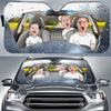 Personalisierter Frontscheiben-Sonnenschutz mit Photo – Geschenke für Mann, Frau, Familie – Fahren, lachen, genießen
