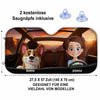 Personalisierter Frontscheiben-Sonnenschutz – Geschenk für Hundebesitzer, Katzenbesitzer – Wo wir fahren, ist Zuhause
