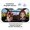 Personalisierter Frontscheiben-Sonnenschutz – Geschenk für Hundebesitzer, Katzenbesitzer – Unsere Reise, unsere Erinnerungen