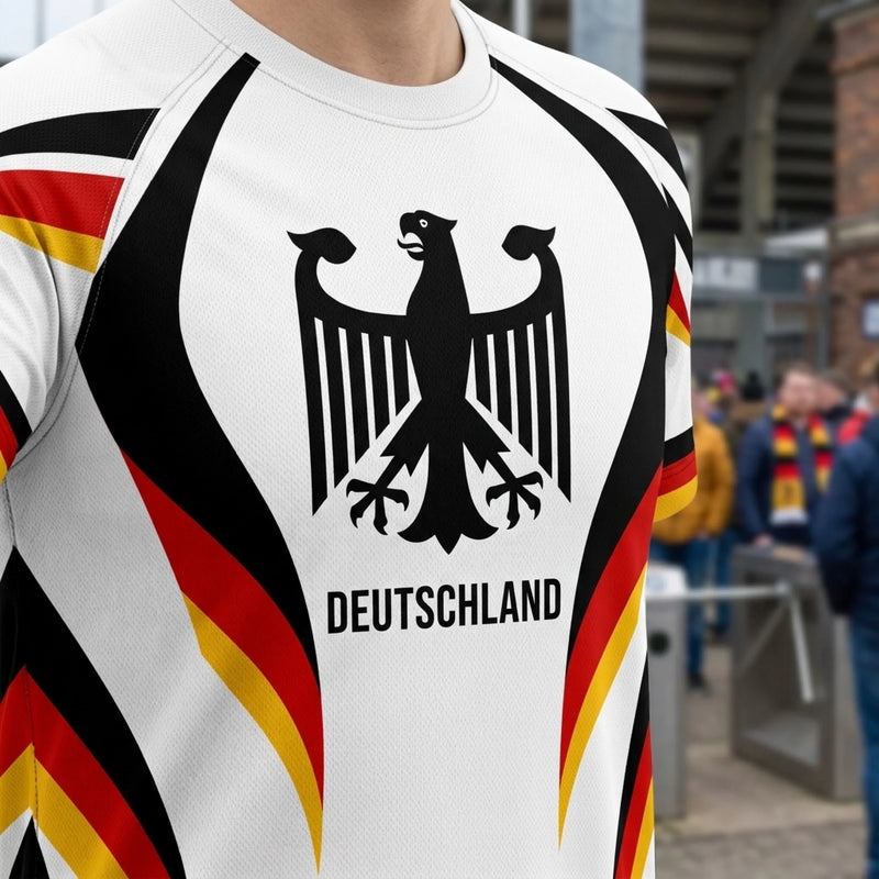 Personalisiertes Fußballtrikot – Geschenk für Fußballfans, Sportfans – Mein Herz schlägt für Fußball