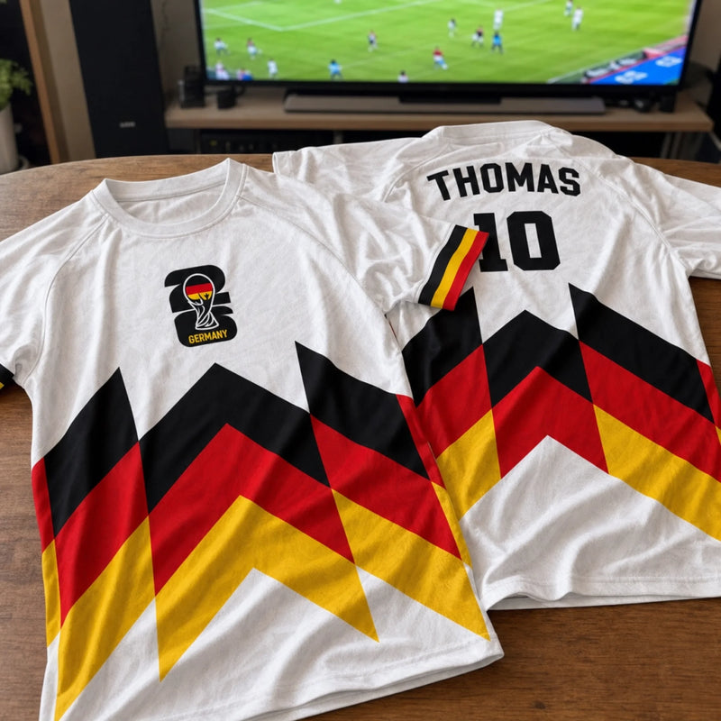 Personalisiertes Fußballtrikot – Geschenk für Fußballfans, Sportfans – Fußball ist mein Leben