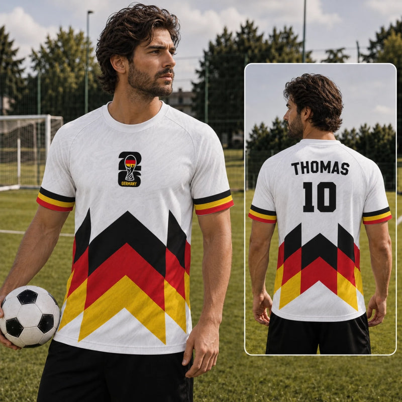 Personalisiertes Fußballtrikot – Geschenk für Fußballfans, Sportfans – Fußball ist mein Leben