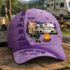 Personalisierte klassische Kappe mit Allover-print – Geschenk Für Camper & Campingpaare – Glücklicher Camper
