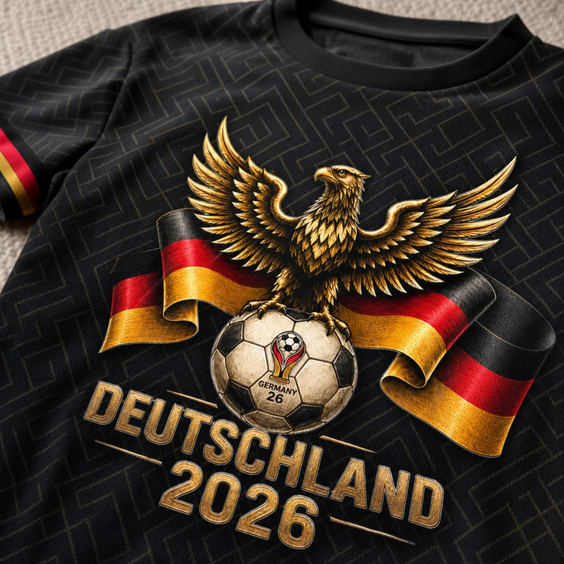 Personalisiertes Allover bedrucktes T-Shirt – Geschenk für Fußballfans, Sportfans – Keine Liebe ohne Fußball