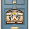 Personalisiertes Holzschild – Geschenk für Camper & Campingpaare – Willkommen auf unserem Campingplatz