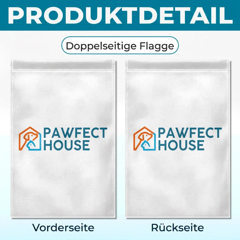 Personalisierte Flagge – Geschenk für Camper & Campingpaare – Lagerfeuer, Freunde & Bier