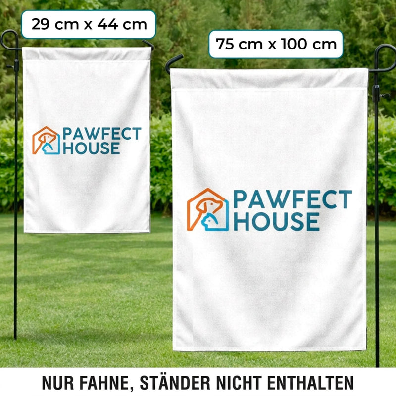 Personalisierte Flagge – Geschenk für Camper & Campingpaare – Lagerfeuer, Freunde & Bier
