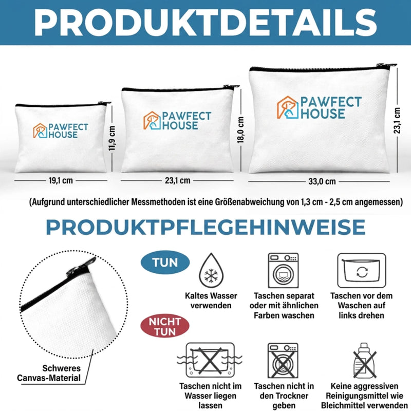 Personalisierte Kosmetiktasche - Geschenk für Sportfans - Ich Gehöre Zum Sport